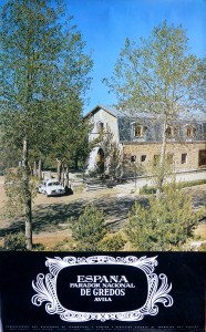 España, Parador de Gredos, cartel promoción turística, 99x62 cms (1)