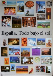 España, Todo bajo el sol, cartel promoción turística, 97x68 cms (1)