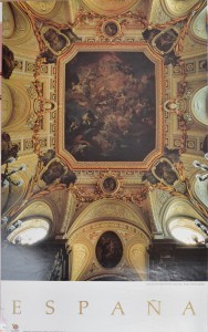 España, escalera principal del Palacio Real, cartel promoción, 58x37 cms (1)