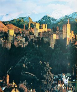 España - "La Alhambra de Granada" cartel promoción turística