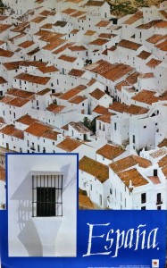 España, pueblos blancos, cartel promoción turística, 100x62 cms (1)