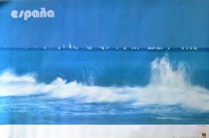 España, regatas, cartel promoción turística, 98x66 cms (7)