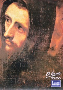 Greco el, Entierro del Conde de Orgaz, detalle, cartel original promoción Castilla-La Mancha, 68x48 cms (4)