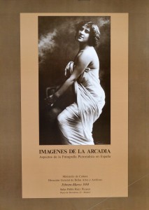 Imágenes de la Arcadia, Fotografía pictorialista en España, cartel original exposición en 1984, 69x50 cms (3)