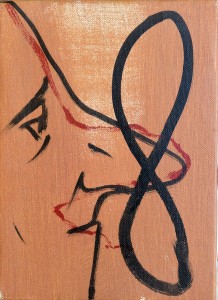 Pagola Javier, Olor, oleo lienzo, enmarcado, pintura 22x16 cms. y marco 26x20 cms (5)