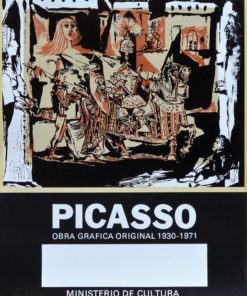 Pablo Picasso - "Obra gráfica original" cartel original exposición organizada por el Ministerio de Cultura