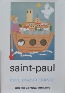 Saint Paul Cote d´Azur, cartel promocional, 64x45 cms. 12 (2)