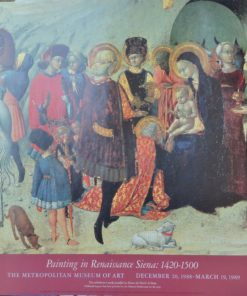 Stefano Di Giovanni Sassetta - "Adoration of the Magi" Cartel original exposición Painting Renaissance en el Metropolitan Museum en 1989