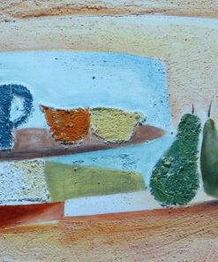 Decoración - "Bodegón con dos peras verdes" cartel