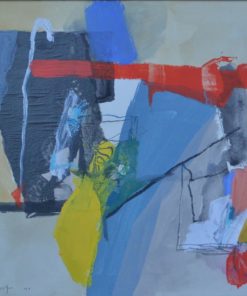Joaquín Capa 1997 - "Composición" pintura oleo lienzo, enmarcado