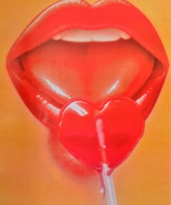 Decoración - "Lolypop love" cartel