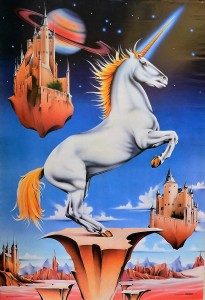 Decoración, Unicorn, cartel, 98x68 cms (3)
