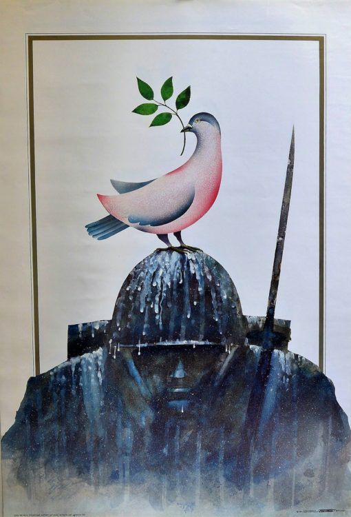 Decoración - "We will overcome" cartel