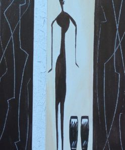 Decoración - "Mujer con cántaro y dos jarrones, LA 221" cartel