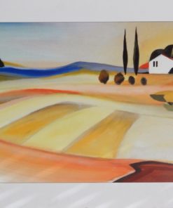 H. Kirchner - "Paisaje con casa blanca" cartel decoración