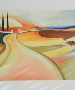 H. Kirchner - "Paisaje con camino" cartel decoración