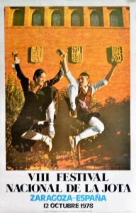 Festival Nacional de la Jota, cartel original 61x40 cms (1)
