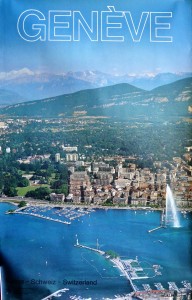 Geneve, cartel promoción turística, 100x65 cms (3)