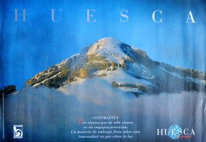 Huesca, Contrastes, cartel promoción turística, 47x67 cms (4)