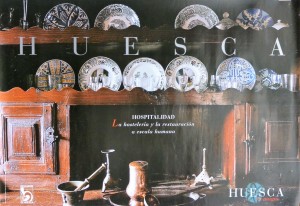 Huesca, hospitalidad, cartel promoción turística, 47x67 cms (2)