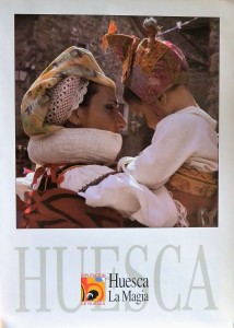 Huesca, traje regional, cartel promoción turística, 70x50 cms (2)