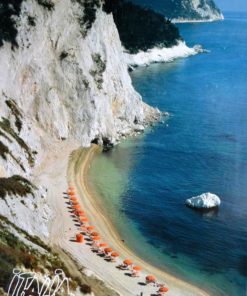 Italia - "Riviera del Conero, Ancona" cartel promoción turística