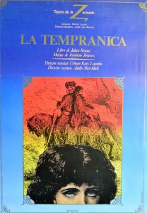 La Tempranica, cartel representación, 97x68 cms (1)