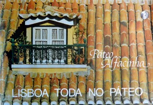 Lisboa, patios, cartel promoción turística, 49x70 cms (1)