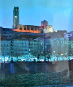 Lleida - "Paisaje urbano" cartel promoción turística Cataluña
