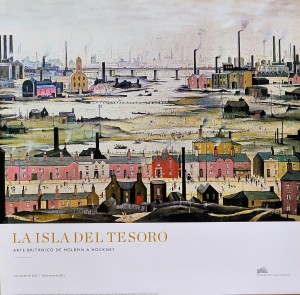 Lowry L.S.m Paisaje industrial, cartel original exposición en Fundación Juan March (3)
