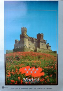Madrid, Castillo de Manzanares, cartel promoción, 69x49 cms (1)