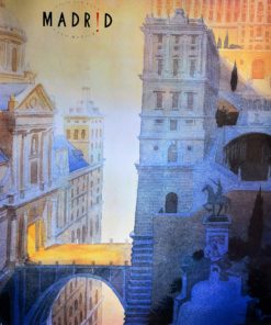 Madrid - "Cierro los ojos.."cartel promoción turística