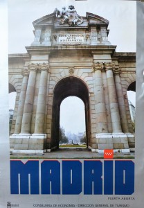 Madrid, Puerta de Alcalá, cartel promoción, 69x49 cms (2)