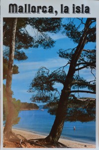 Mallorca, la isla, cartel promoción turística, 86x56 cms (2)