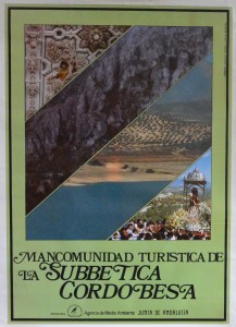 Mancomunidad turística de la Subbética Cordobesa, cartel promoción, 90x65 cms (2)