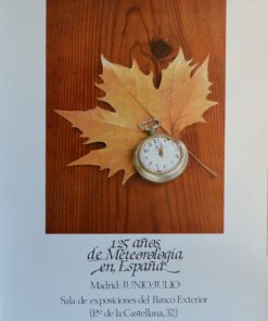 Metereología en España - "125 años" cartel original exposición 1985