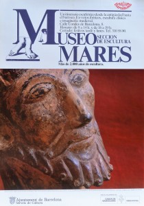 Museo Mares, escultura, cartel original, 69x48 cms (2)