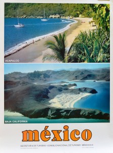 México, Baja California, cartel promoción turística, 80x60 cms (1)