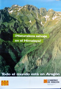 Naturaleza salvaje, Aragón, cartel promoción turística, 68x48 cms. 6 (1)