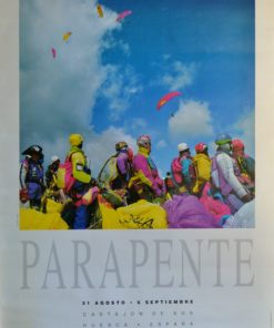 Parapente - "Copa del Mundo, Huesca" cartel original