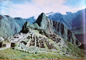Perú, Machu Pichu, cartel promoción turística, 67x100 cms.  (3)