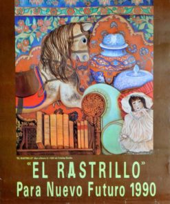 Rastrillo "Nuevo Futuro" cartel 1990, 68x48 cms.