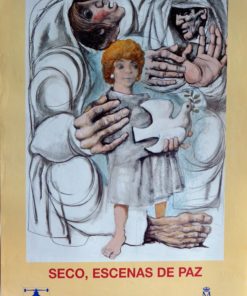 Seco - "Escenas de paz" cartel exposición en Casa Moneda y timbre en 1996
