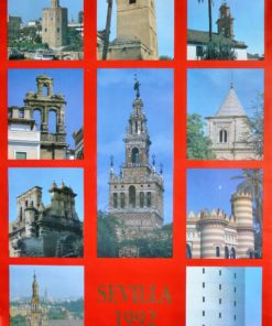 Sevilla 1992 - "Monumentos" cartel promoción turística