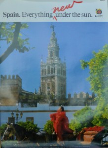 Sevilla, La Giralda, cartel promoción turística, 84x62 cms (2)