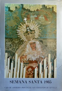 Sevilla, Semana Santa 1985, cartel promoción, 98x67 cms (2)