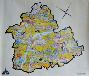 Sevilla, mapa provincial, 60x70 cms. 6 (1)