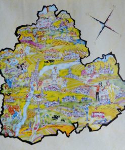 Sevilla - "Mapa provincial" cartel