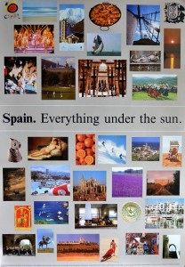 Spain, Everything under the sun, cartel promoción turística, 97x68 cms (1)