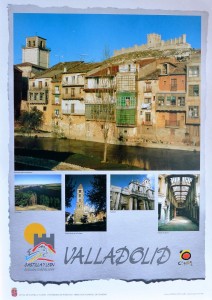Valladolid, Ribera del Duero, cartel promoción turística, 69x49 cms (1)